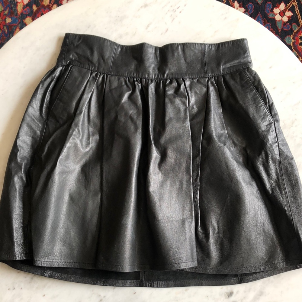 H&M Leather Skirt